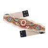 Adjustable Ethnic Waistband Decorative Cummerbund Belt with Flower Design Stretchy Wide Cinch Band for Dresses