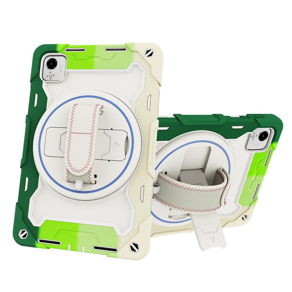 Wytrzymałe Etui z Podstawką Uniwersalne dla Huawei Honor Pad X9a X9 Pro 2025 11,5" ELN2-W29 Obrotowe o 360° Ciężkie Pokrowiec z Paskiem na Rękę