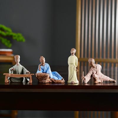 Micro Landscape Decoration Tea Set, Piano, Chess, Calligraphy and Painting, Flower Pet Bonsai, Figure Landscape Tea Pet