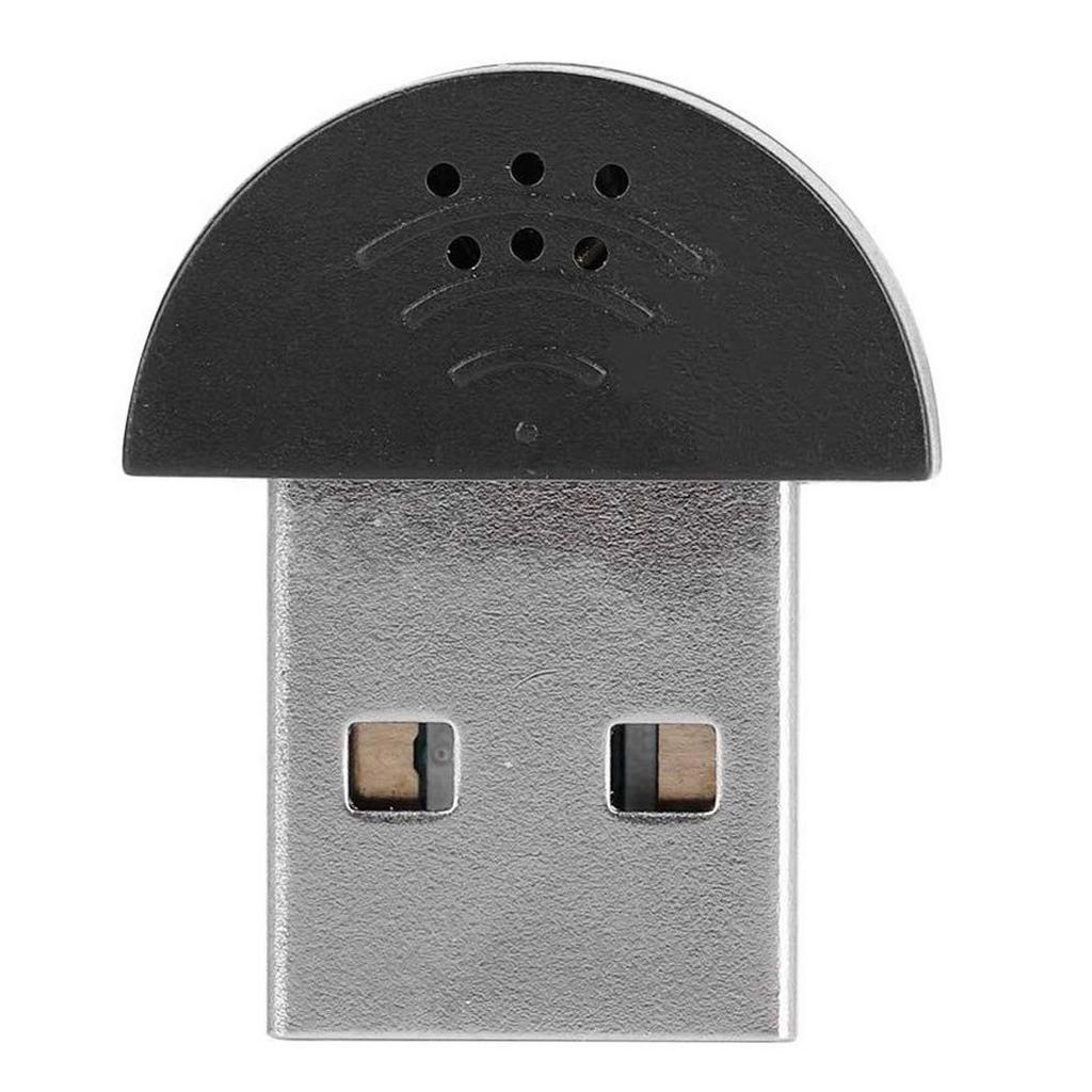 Rosebe USB Mini Microphone Portable USB Mini Studio Speech Microphone Recording MIC Adapter Omnidirectional Microphone for Computer PC Plug and Play