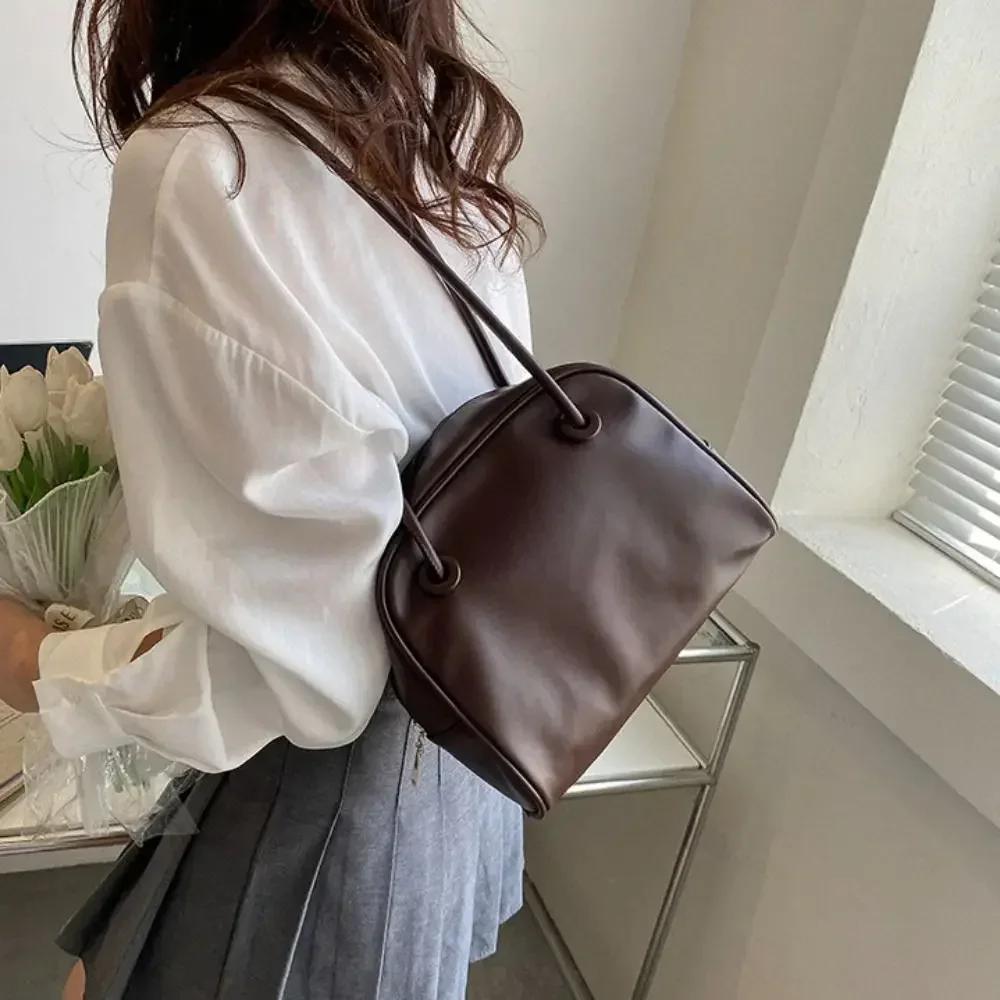 Handtaschen für Damen Retro Hochwertige Naht Schulter Unterarmtasche Nischendesign Herbst Neu Temperament Mode Umhängetaschen