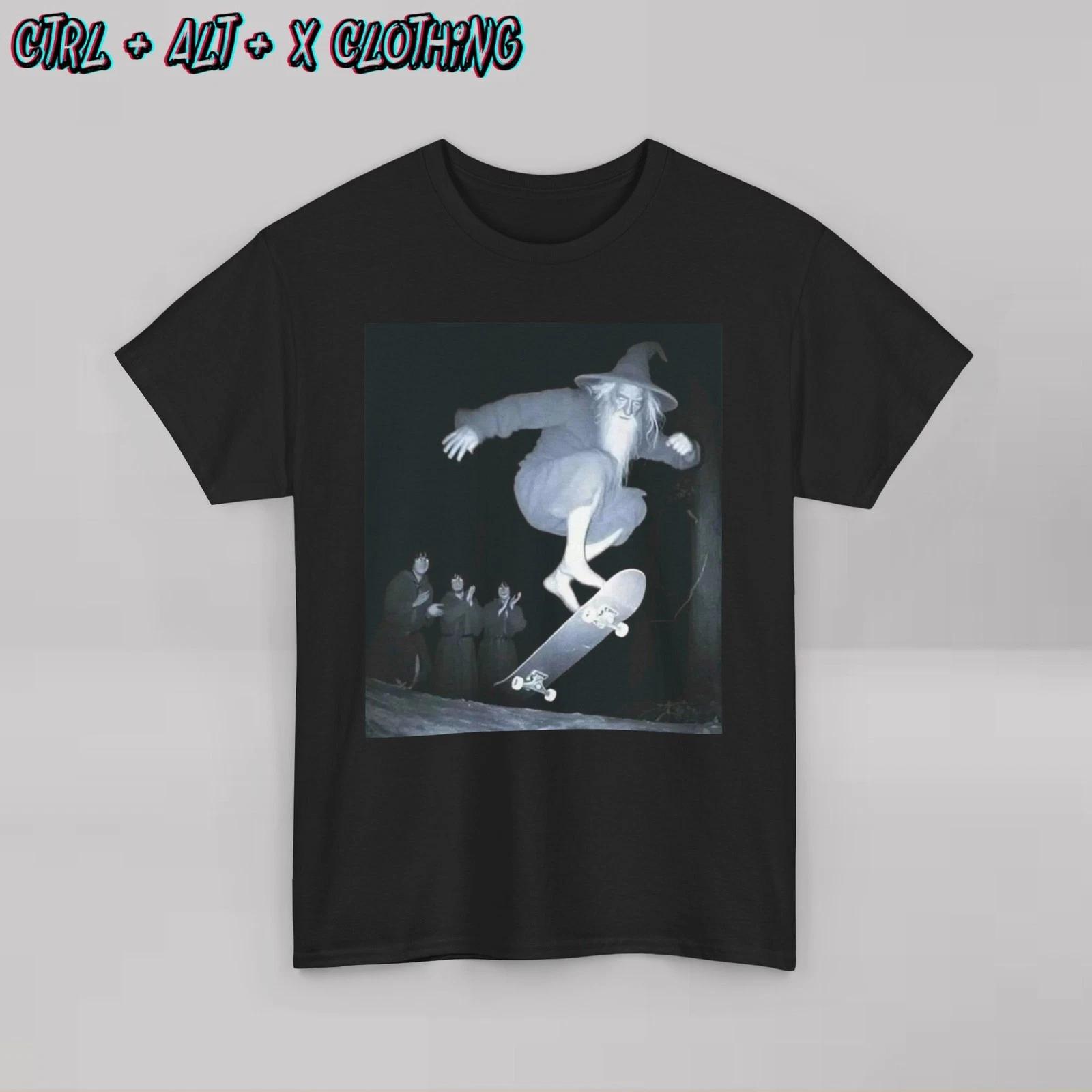 Gandalf Skating with Squad Funny Shirt, lord of the Rings Shirt lotr 3XL