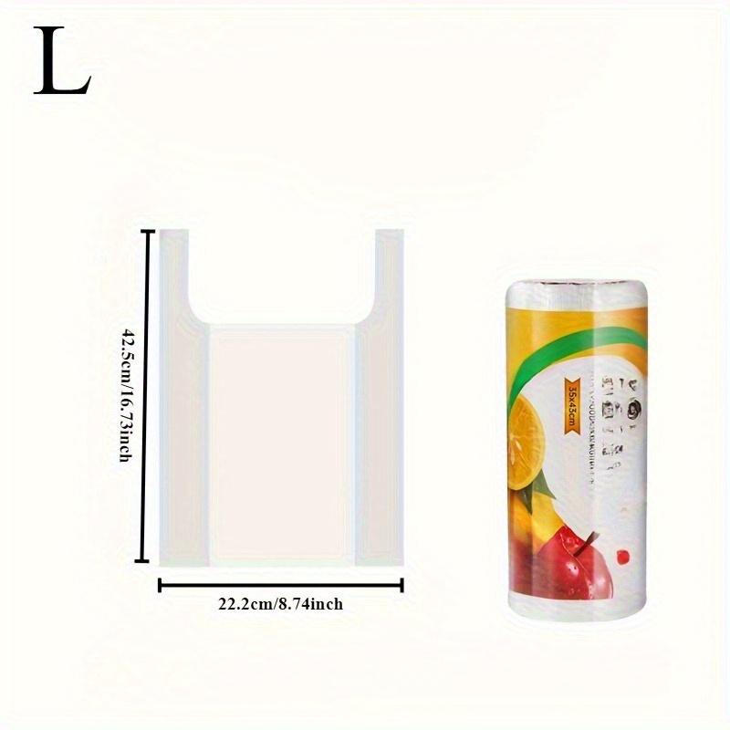 300pcs Transparent Disposable Food Storage Bags Set, Suitable for Supermarkets, Convenience Stores, Kitchens, and Restaurants
