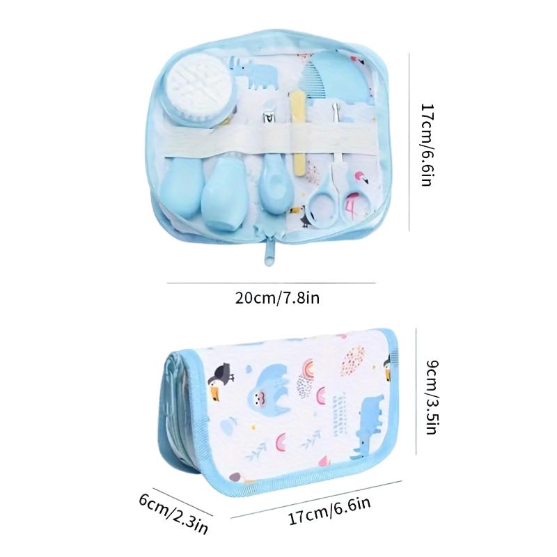 New Baby Care Cloth Bag Travel Set, Baby Nail Clippers Cartoon Set, Daily Travel Cleaning Products and Care Package