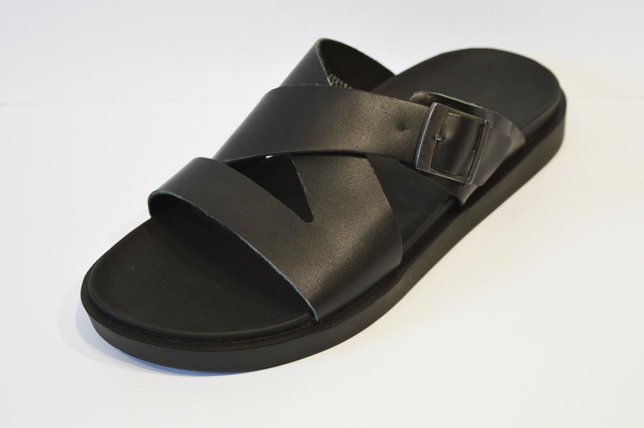 

Шльопанці Konors 1302 40 Чорні шкіра 44 чорний