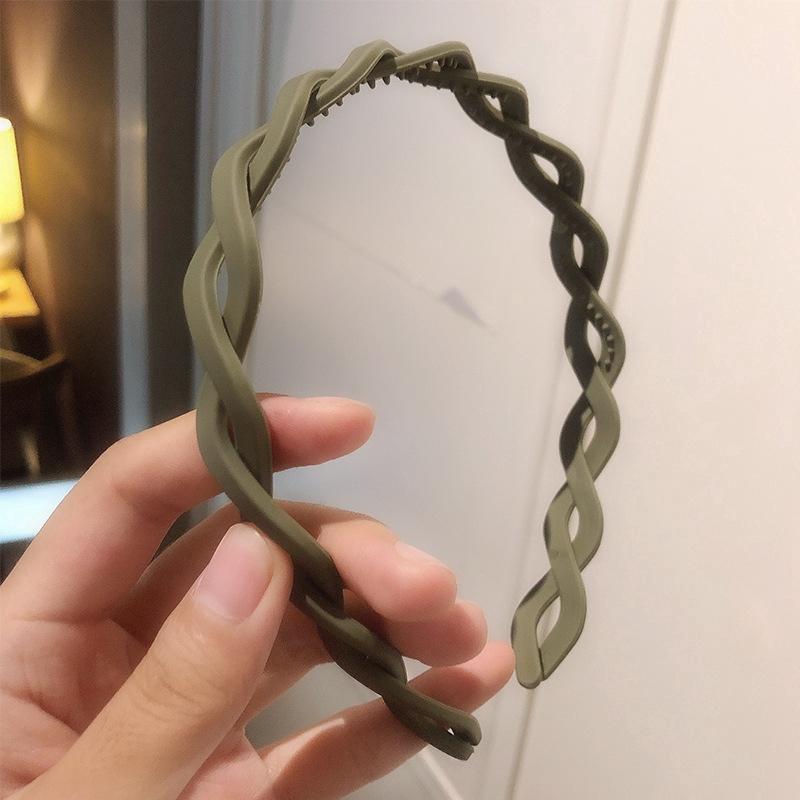 New Wash Face Hairband Fashion Women Heandband Molandi Simple Joker Hair Bands Woven Twist Headdress Girls Hair Accessories