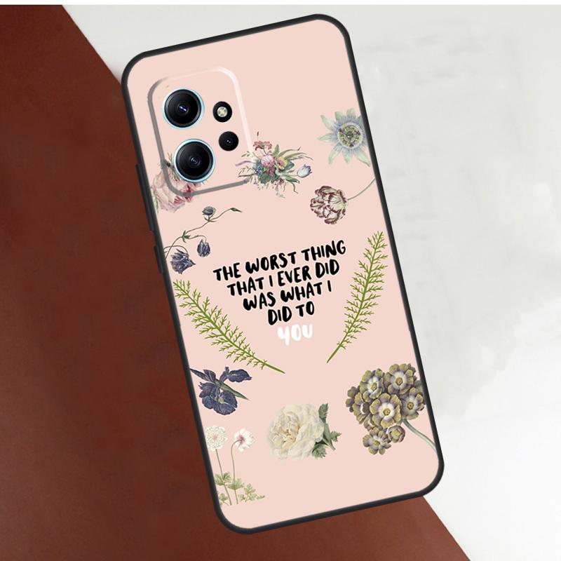All Too Well Lyrics Case For Xiaomi Redmi Note 11 9 10 12 13 14 15 Pro Plus Cover For Redmi 15 C 10C 13C 12C 14C