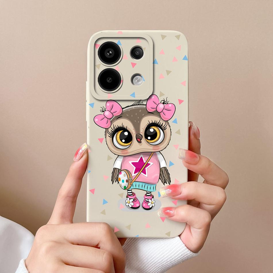 For Poco X6 Pro Case Stylish Soft Liquid Silicone Camera Protection Phone Back Cover For Poco X6pro X 6 Pro Protector Funda Capa