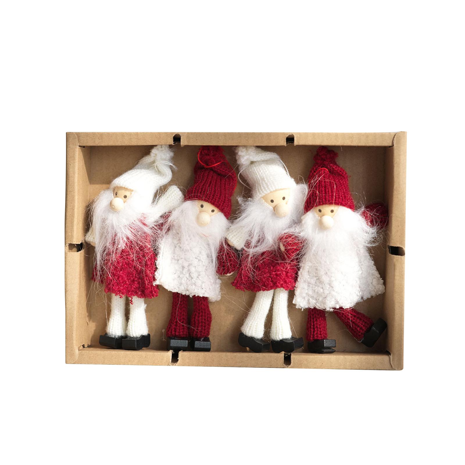 

Christmas Decoration Christmas Pendant Faceless Old Man Pendant Christmas Tree Decoration Plush Pendant One Size