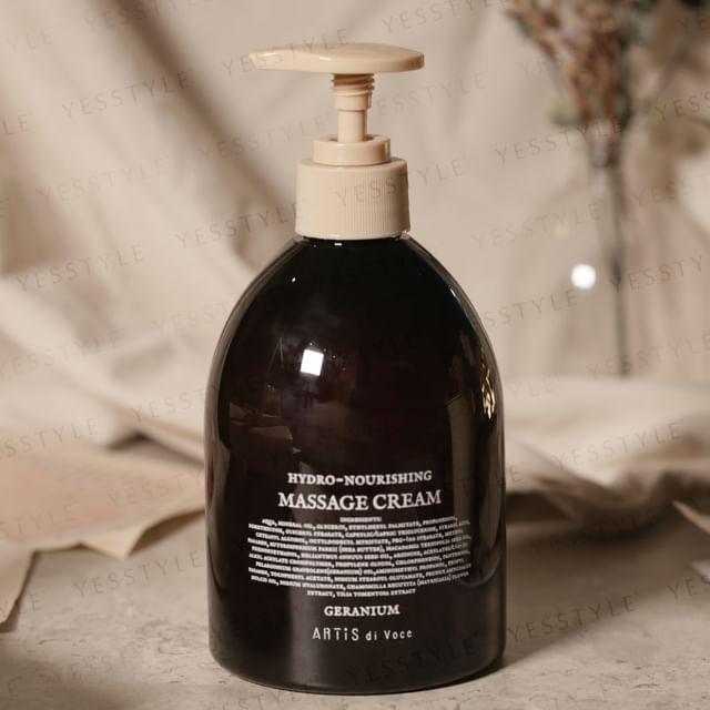 ARTiS di Voce - Гидро-питательный массажный крем Geranium - 500ml