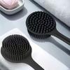 4PCS Set Silicone Body Scrubber Soft Exfoliating Brush for Face Gentle Shower Massage and Skin Cleansing Bathroom Accessories