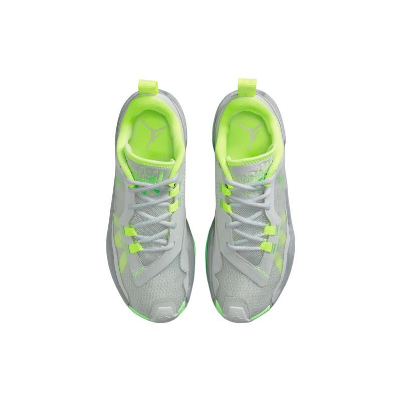 Jordan One Take 4 Light Silver Volt Particle Grey Green Strike Jordan DZ3338-003 Jordan DZ3338-003