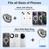 Fidget Spinner Magnetic Phone Holder Finger Ring Stand For Magsafe iPhone 17~12 Samsung Xiaomi Home Outdoor Cellphone Mount 1