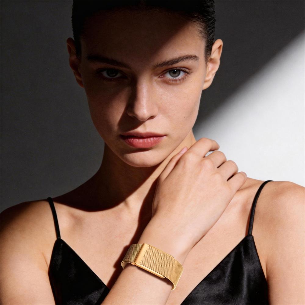 Breathable Milanese Strap + Metal Case for Whoop 5.0 Comfortable Replacement Wristband