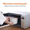 YOMDID Microwave Oven Rice Cooker Portable Food Container Multifunction Steamer Rice Cooker Bento Lunch Box Steaming Utensils