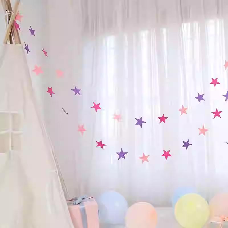 Ins-Style Macaron Happy Birthday Banner for Girls' Party Decor