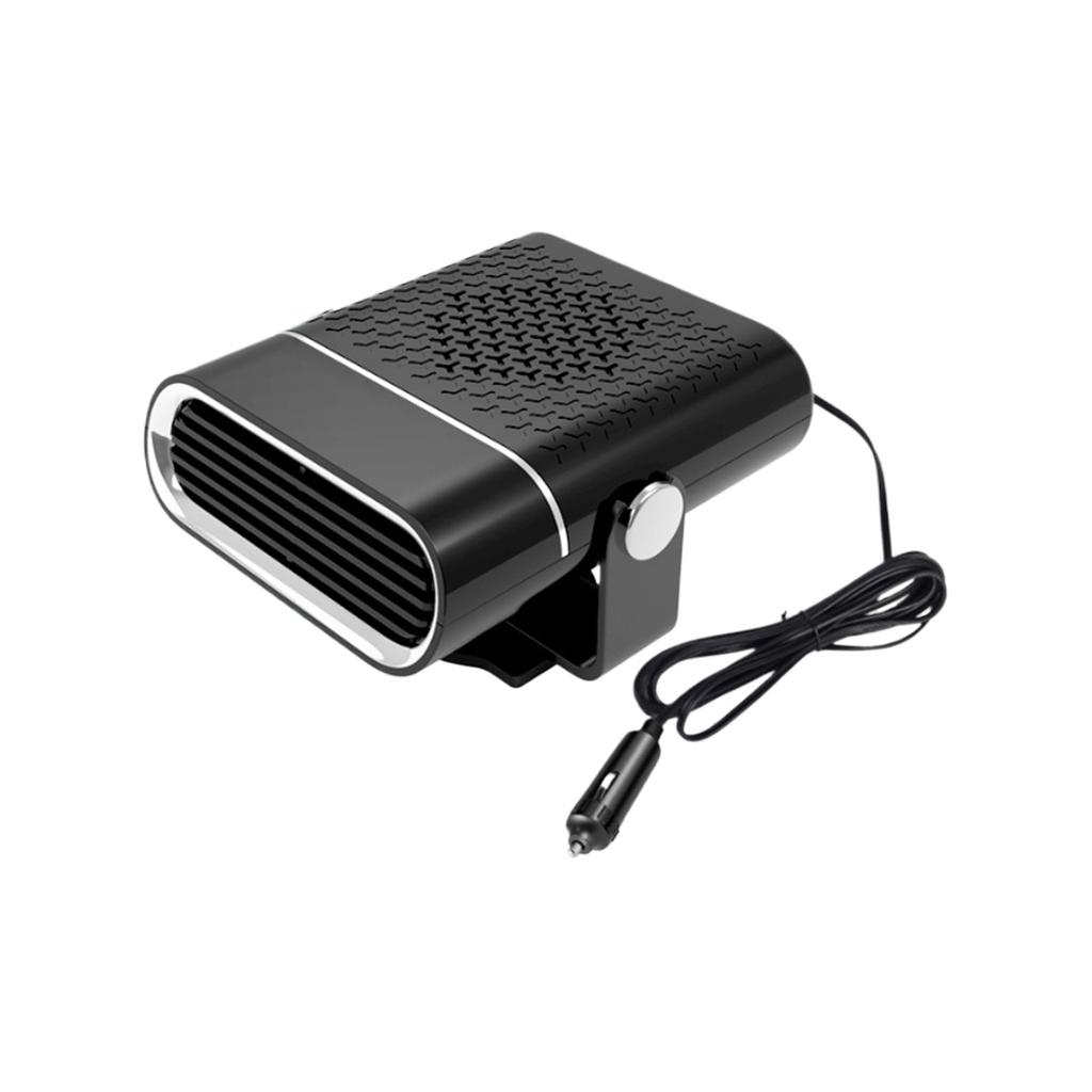 Car Heater Fan 12V Car Air Heater Fan Winter Windshield Defogger Defroster Heating 360°Rotation Portable Truck Electric Heater