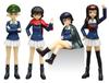 Platz Girls Panzer de Film Nijlpaard Team Figuur Set Panzer Jas Versie & 1/35