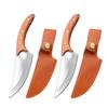 Kitchen Mini Meat Cleaver Pocket Boning Knife Chef Utility Knife Barbecue Cutting Fishing Knife Paring Cutter Tools with Sheath