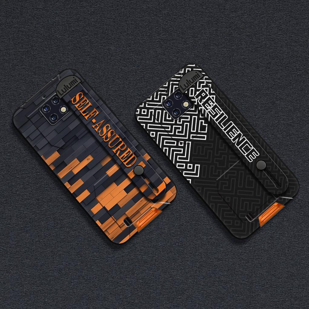 Commerce Masculine Phone Case For Oukitel WP6 Protective Wristband Geometry Waterproof Back Cover Anti-dust Silicone