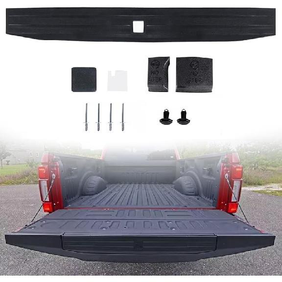 RANSOTO Tailgate Molding Trim Compatible With    2024 2025 Ford F150 F-150 Flexible Flex Step Cap Top Trim Protector Cover Replaces FO1904150C,