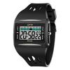  New For Men Sports Electronic Watch Waterproof Night Glow Large Screen Square Outdoor Running Camping Student Watch