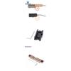 Metal LCS 20mm Rail Mount Plates for Surefire M600 M300 Scout Light Flashlight with Remote Tape Pressure Pad Switch Accessories