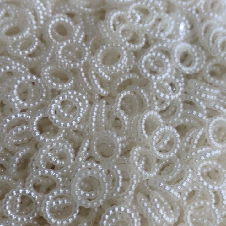 ABS Imitationsperlen Geometrische Ohrringe & Abstandshalterperlen für DIY Schmuck