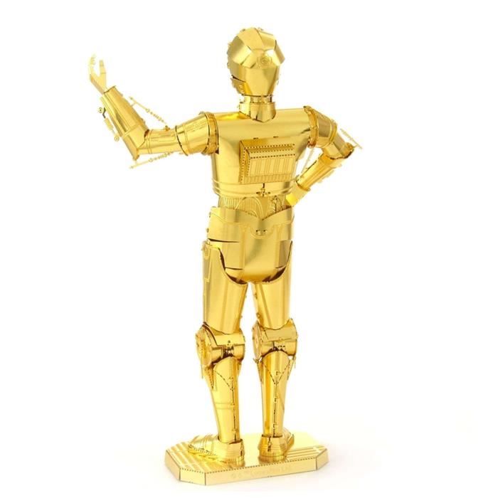 Metal earth fascinations star wars gold c-3po puzzle 3d en métal