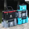 Portable EVA Thicken Waterproof Zipper Fishing Box Portable Folding Bag for Live Fish Bucket, Fishing Tackle with Shoulder Strap