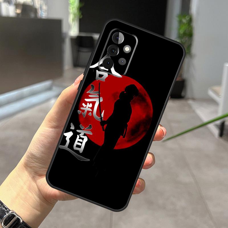 Japan Martial Aikido Case For Samsung Galaxy A52 A32 A12 A56 A36 A54 A34 A14 A05 A16 A26 A13 A33 A53 A15 A35 A55