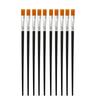 10 Pieces Paint Brushes Profession Paint Brush Round Pointed Tip Nylon Brush Set