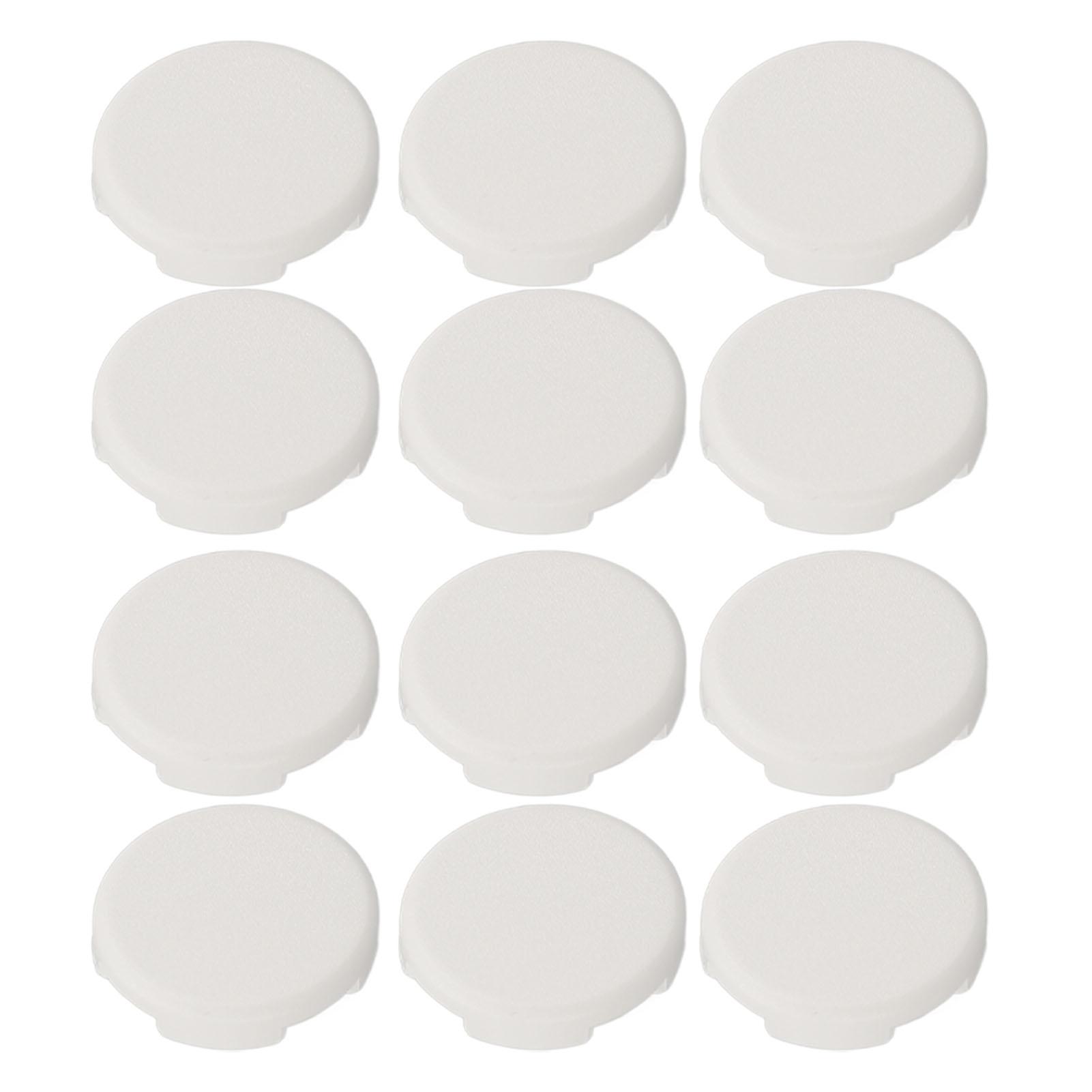 

12 шт. сменные колпачки для игровых джойстиков 1 дюйм ABS игровые колпачки для клавиш Cherry для TTC Crossed Switch Frosted White