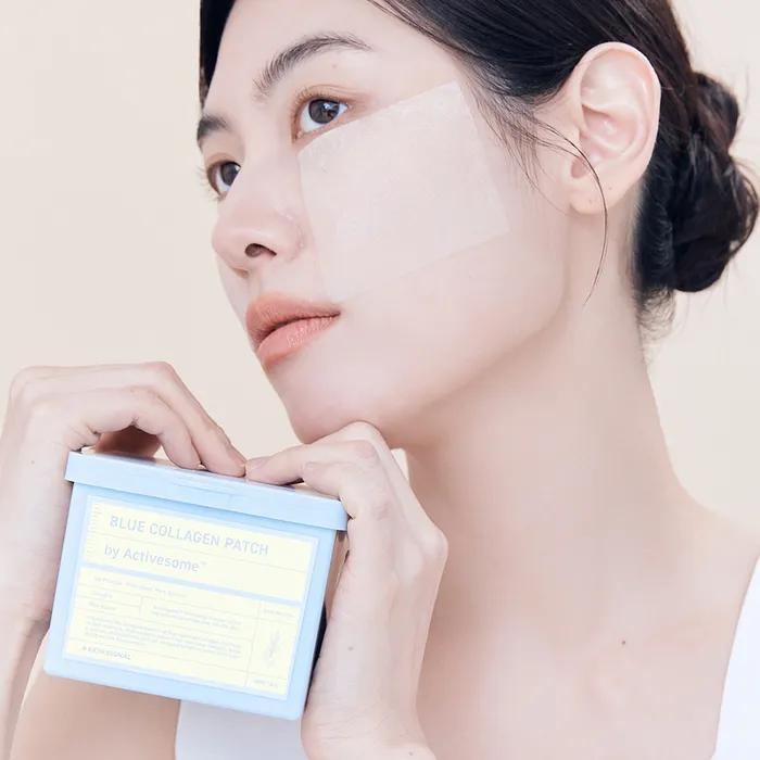 Blue Collagen Patch 80 sheets, 180g (pore depth improvement/wrinkle improvement functionality)