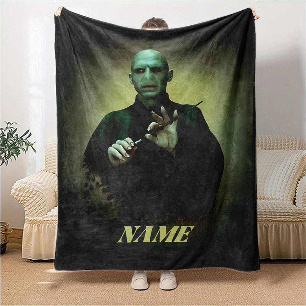 Custom Name "Dark Magic Unleashed" blanket for Couch & Bed, Plush Cozy Fuzzy Blanket Super Soft & Warm Blankets for Fall and Winter. 090888