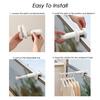 2/1Pcs Thickened Extended Folding Hanger Portable for Business Travel Outdoor Telescopic Clothes Drying Rack Easy To Install