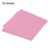 25 Sheet Origami Paper Double Sided Pink 5.5x5.5 Inch Square Sheet for Art Craft Project, Beginners, Gifts Decor
