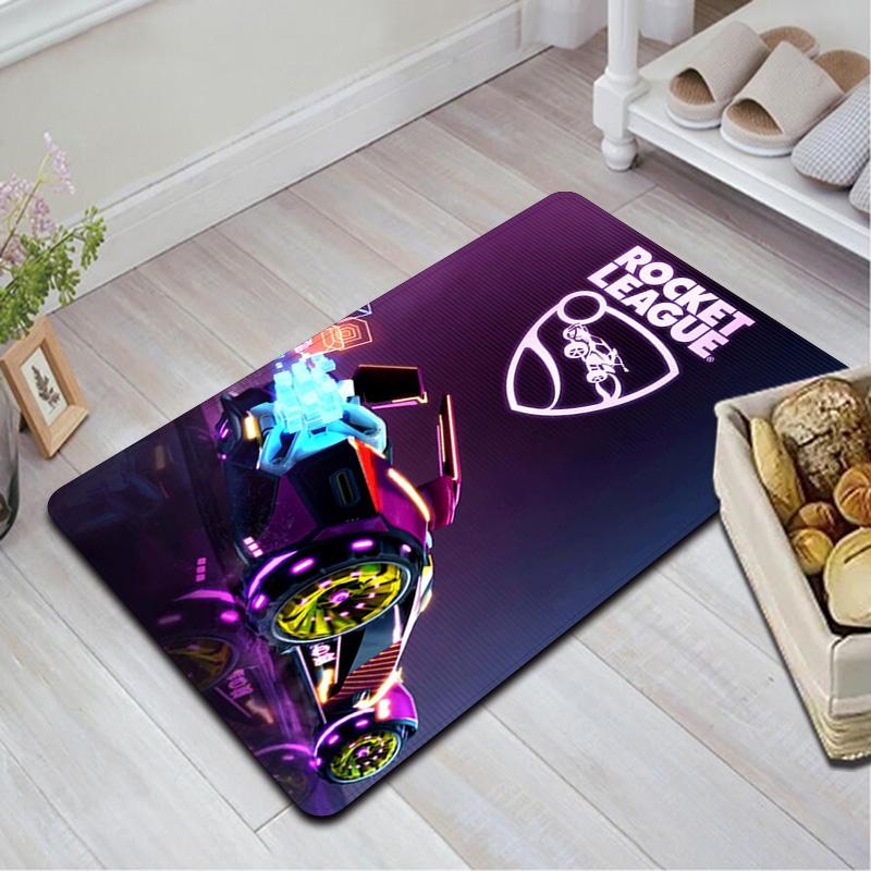 Rocket League Style Rug Floor Mat for Living Room or Bedroom Soft and Comfortable Carpet a Gift for Birthday and Holiday.