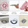 2Pcs Silicone Drain Strainer Household Shower Floor Filter Sink Strainers Hair Catcher for Kitchen Bathroom Accessories