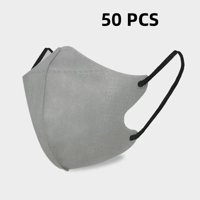 10/100Pcs 3D Protective Masks Efficient Protection Breathable Fashion Protective Masks Fashionable Face Masks Disposable Masks