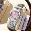 POEDAGAR Quadratische Mode Damen Armbanduhr Leuchtend Wasserdicht Datum Damenuhr Luxus Hohe Qualität Quarz Damenuhren Reloj