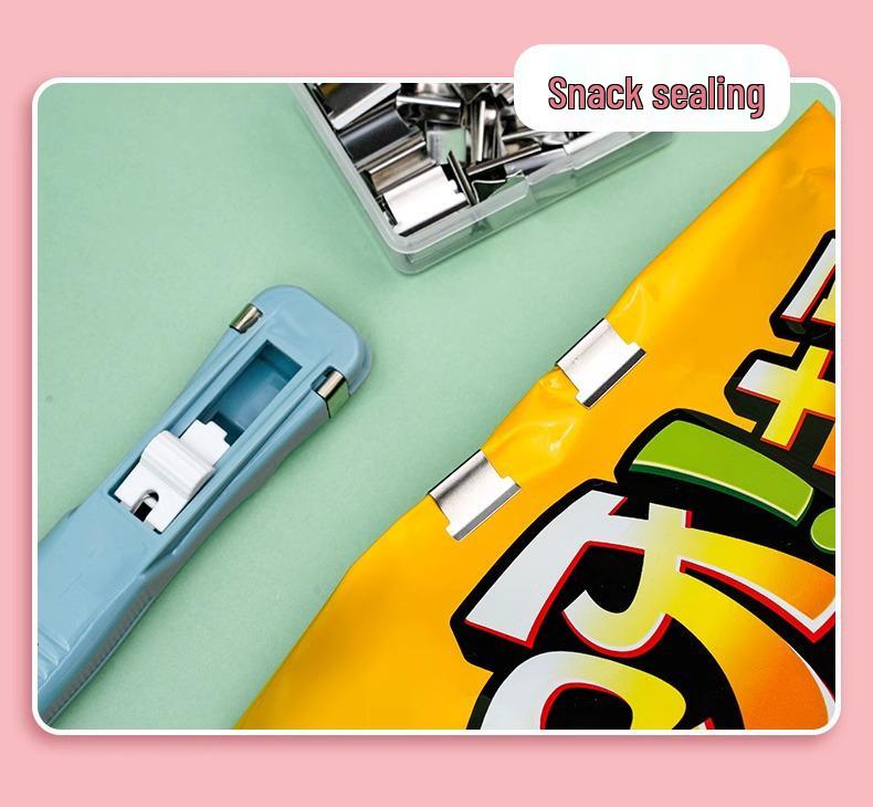 Staple-Free Clip: Metal Pins for Fixing Papers, Stationery, Test Papers, Receipts, and Books