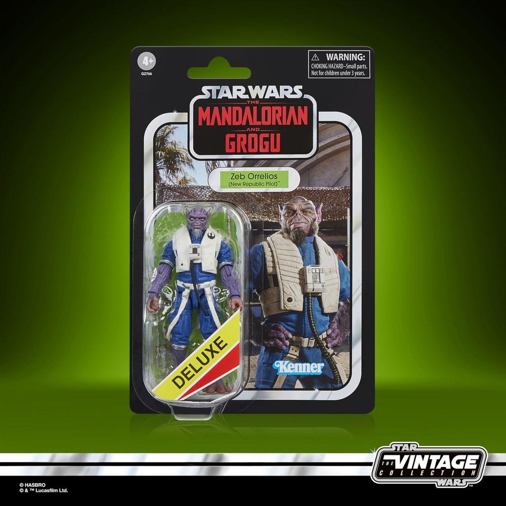 Hasbro Star Wars Vintage Collection Zeb Orrelios New Republic Pilot Action Figure 9.5 Cm G2766