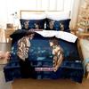 Top Baki Hanma Beding Set Single Twin Printed Bed Linen Set With Pilowcase Bed Soft Duvet Cover Soft Single Double Quen Super King-Sized Dimensionsd