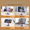 Universal All-Metal 360° Rotating Phone & Tablet Stand for Desktop Live Streaming & Learning