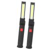 2Pcs Rechargeable LED Work Light with Magnetic Base Outdoor Multi Functional Portable Foldable COB