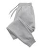 Men's Tapered Velvet Sweatpants with Cuffs for Fitness, Running, and Casual Wear