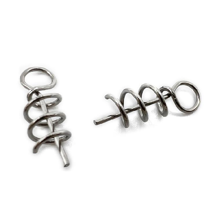 100Pcs Fishing Hook Stainless Steel Spring Fishing Tackle Fishing Lock Accessory