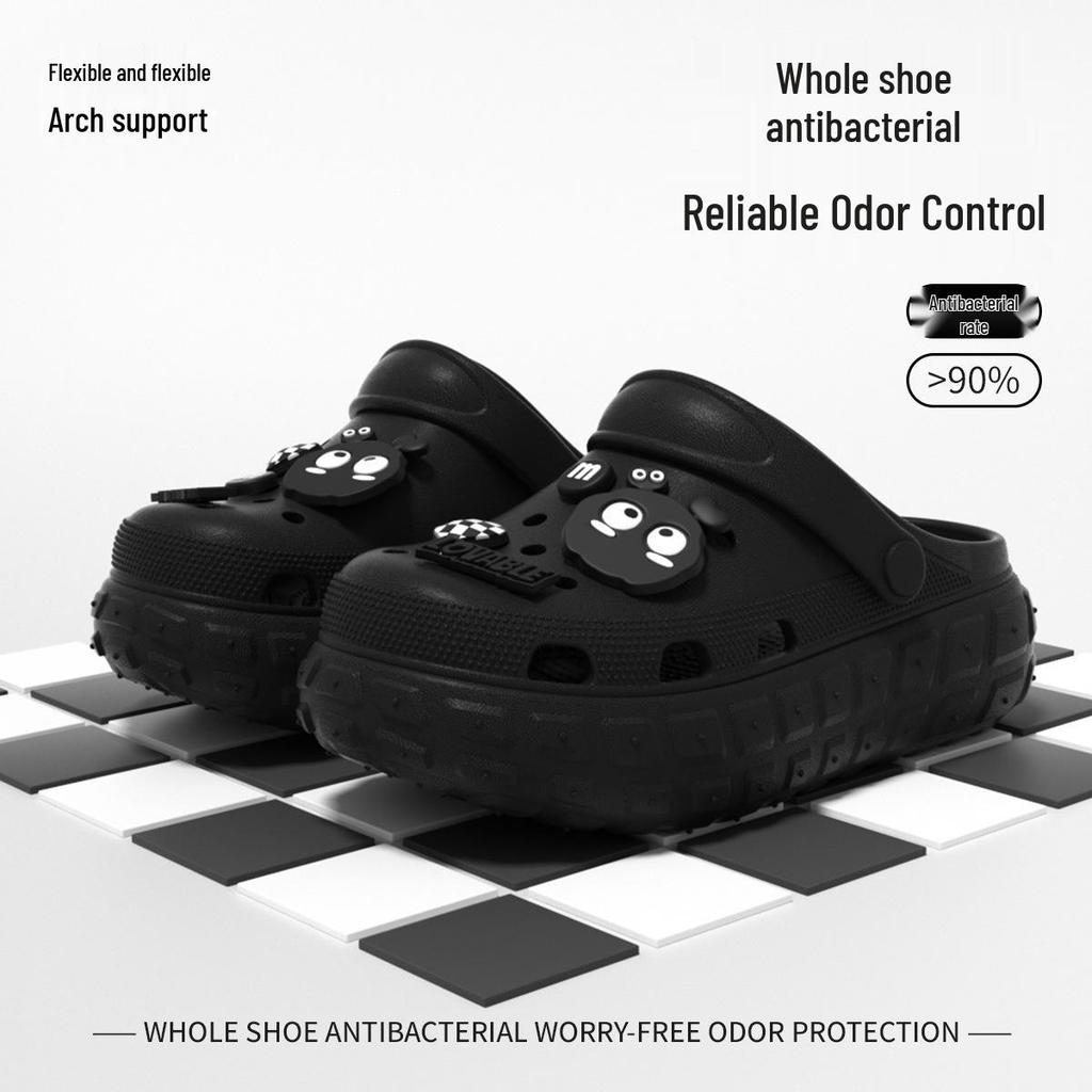 Women's Platform Clog Sandals: Non-Slip, Breathable, Wear-Resistant for Home & Beach