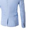 Suit Casual Fine Workmanship Cotton Blend One Button Suit Blazer for Banquet